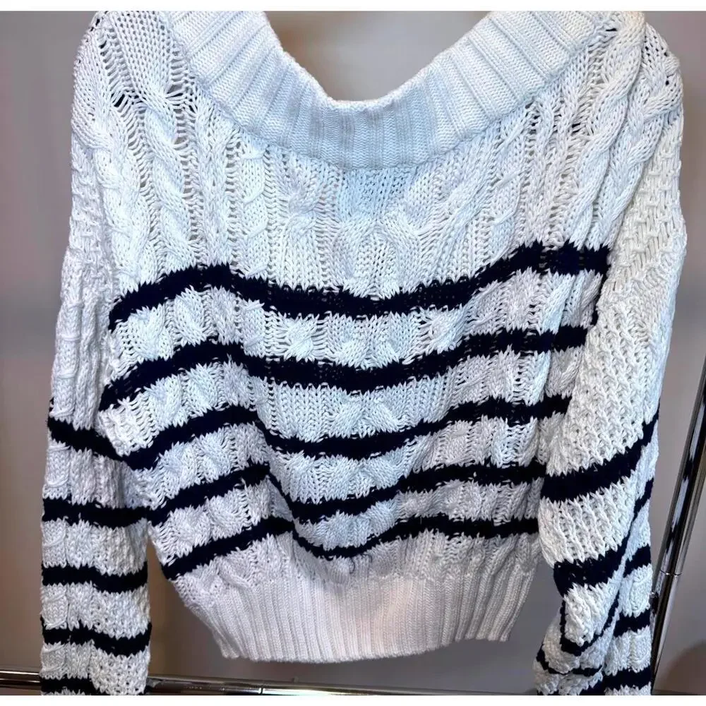 Cozy Striped Sweater by Anthropologie - Picture 2 of 7